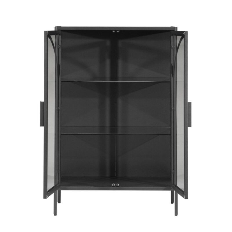 Better Homes and Gardens Nola Accent Cabinet, Black Finish - Image 6