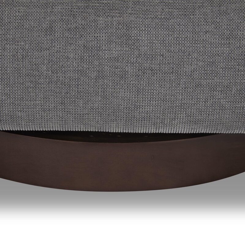 Better Homes and Gardens Bradford Wooden Base Modern Swivel Chair, Gray - Image 13