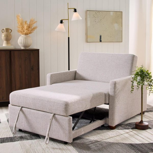 Better Homes and Gardens Nolan Pull Out Sleeper Chair, Wheat