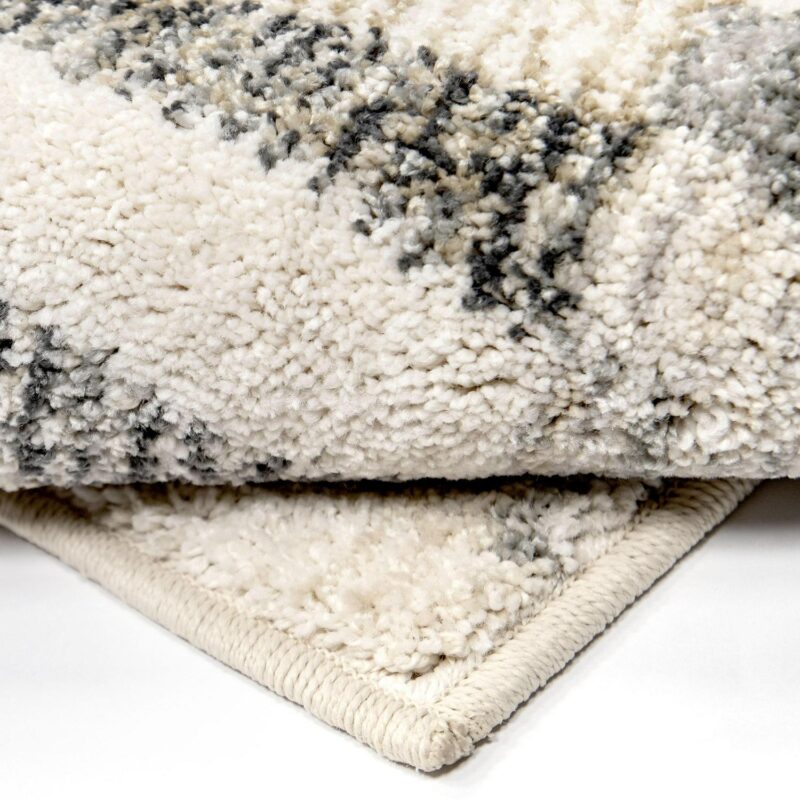 Better Homes and Garden Netural Stripe Area Rug, Grey, 9' x 13' - Image 5