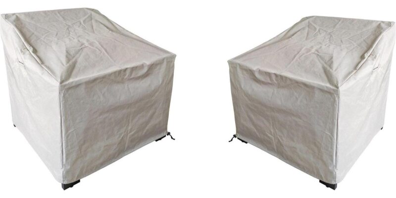 Better Homes and Gardens Ventura 2-Piece Outdoor Wicker Chat Chair, Beige - Image 7