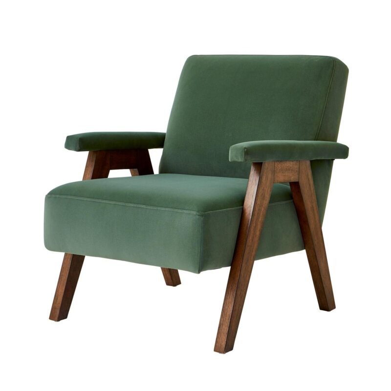 Better Homes and Gardens Ezra Accent Chair, Olive Green - Image 8