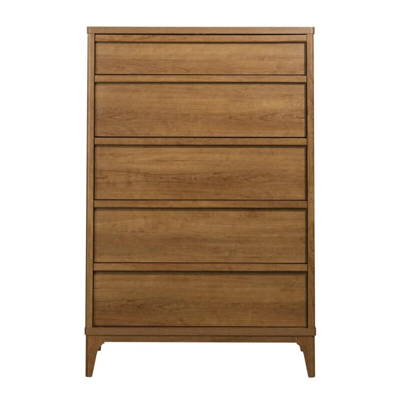 Better Homes and Gardens Greyson 5-Drawer Dresser, Acorn Finish - Image 5