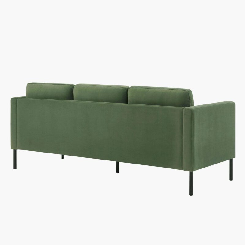 Better Homes and Gardens Wyatt Velvet Sofa, Sea Turtle - Image 5