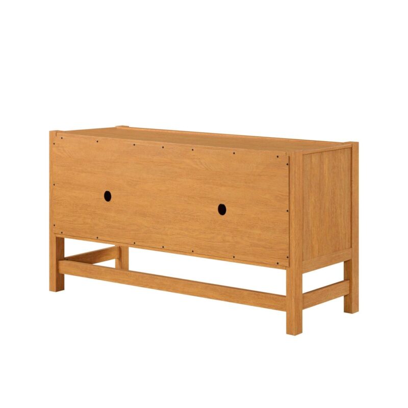 Better Homes and Gardens Vista Woven Coastal TV Stand for TVs up to 65 , Light Honey - Image 14