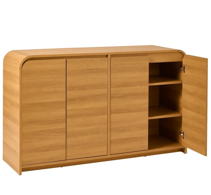 Better Homes and Gardens Juliet Sideboard, Light Honey Finish - Image 5