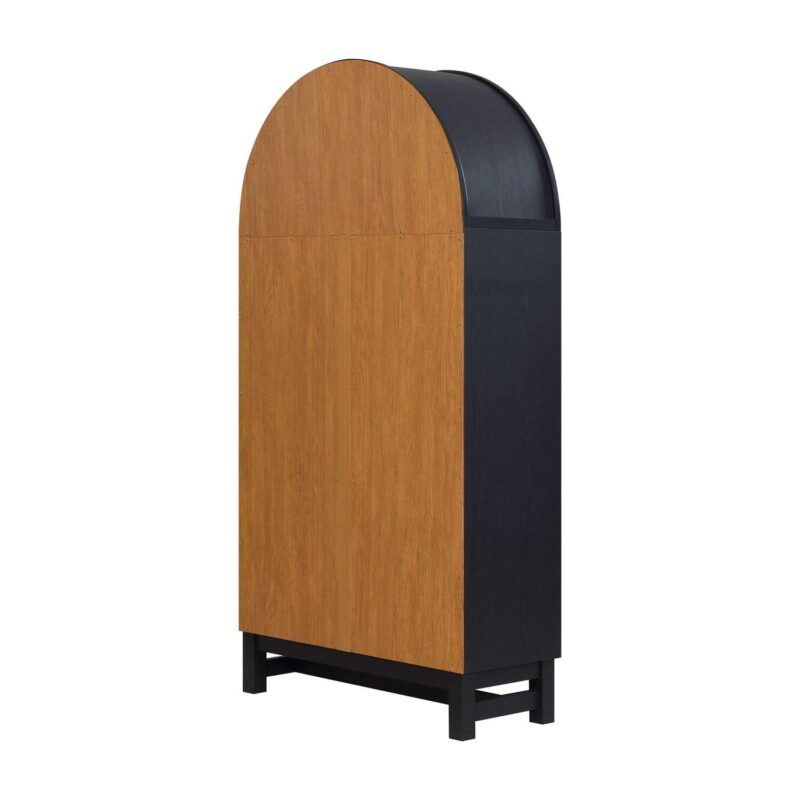 Better Homes and Gardens Juliet Open Arch Bookcase, Rich Black and Light Honey - Image 12