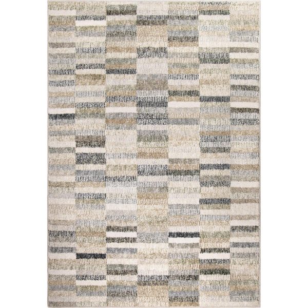 Better Homes and Garden Netural Stripe Area Rug, Grey, 9' x 13'