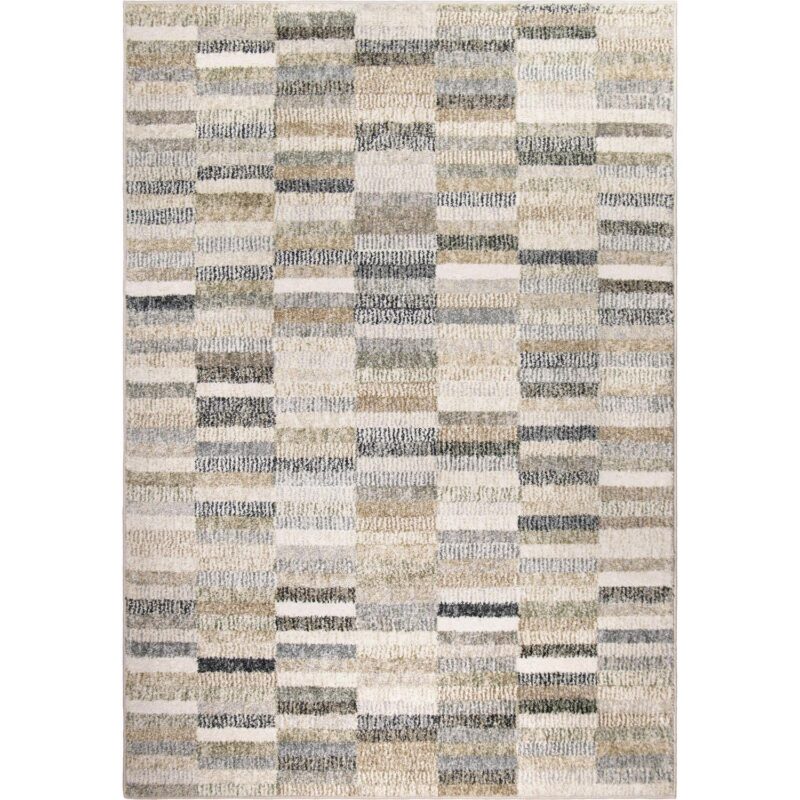 Better Homes and Garden Netural Stripe Area Rug, Grey, 9' x 13'
