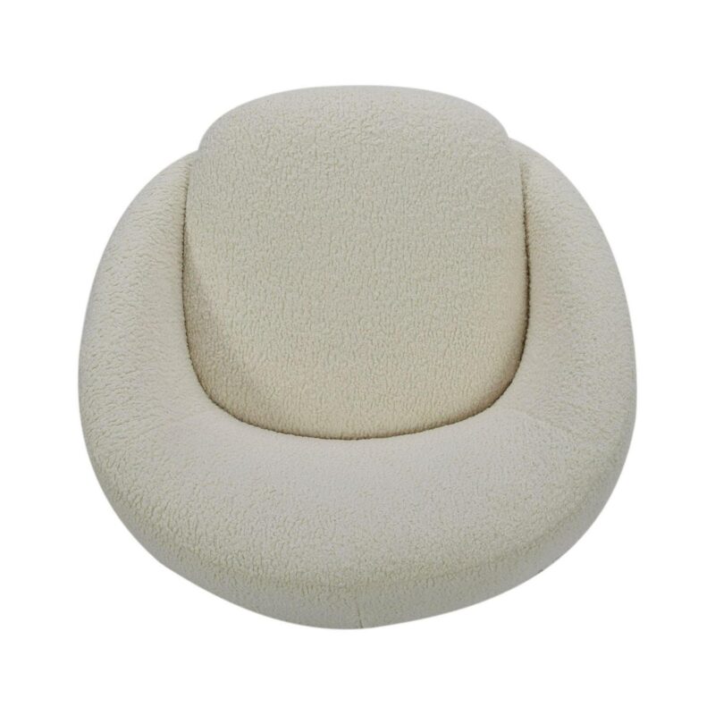 Better Homes and Gardens Mira Swivel Chair, Cream - Image 9