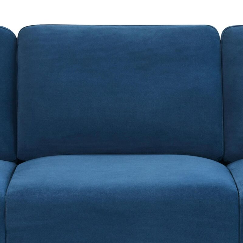 Better Homes and Gardens Wyatt Velvet Sofa, Blue Cove - Image 11