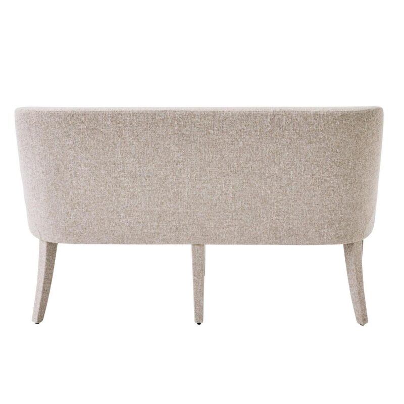 Better Homes and Gardens Windsor Upholstered Dining Bench, Wheat - Image 5