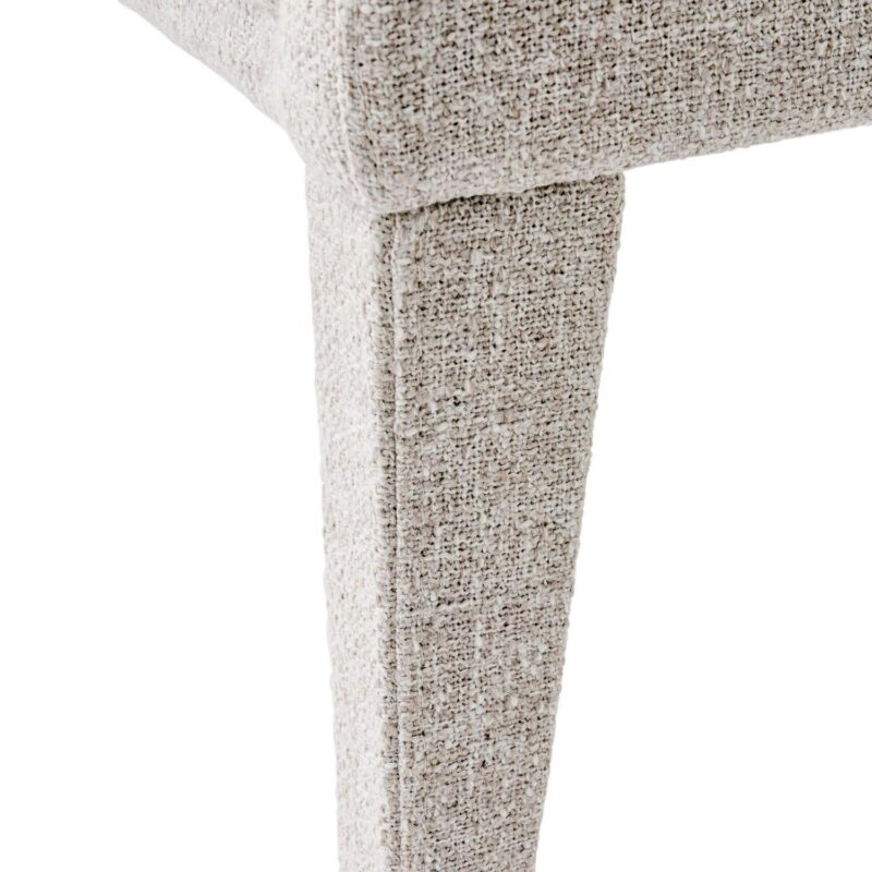 Better Homes and Gardens Windsor Upholstered Dining Bench, Wheat - Image 6