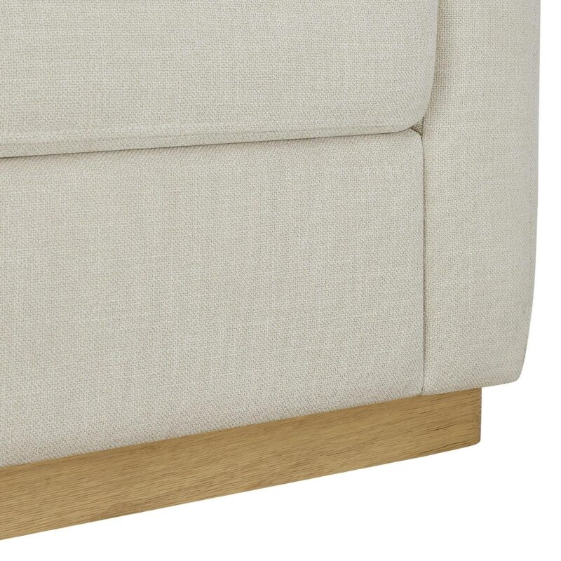 Better Homes and Gardens Lillian Accent Swivel Chair, Cream Linen - Image 7