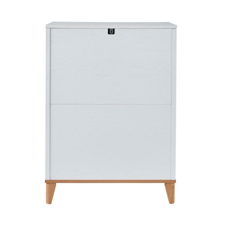 Better Homes and Gardens Leighton 4 Drawer Dresser, White and Natural - Image 7