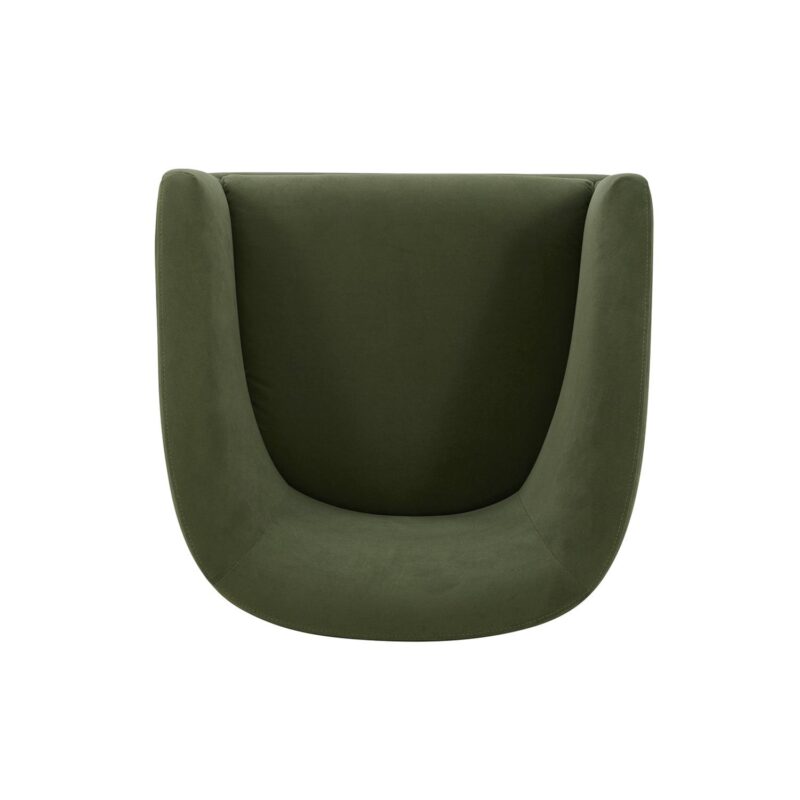 Better Homes and Gardens Wyatt Velvet Dining Chairs, Olive, 2 Pack - Image 6