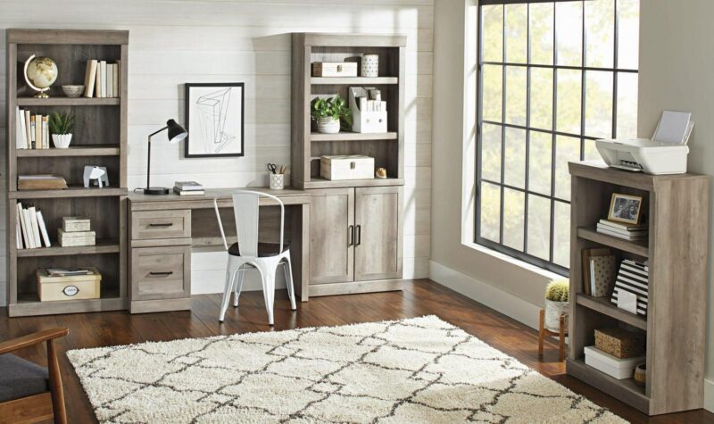 Better Homes and Gardens Glendale Transitional Desk, Rustic Gray Finish - Image 3