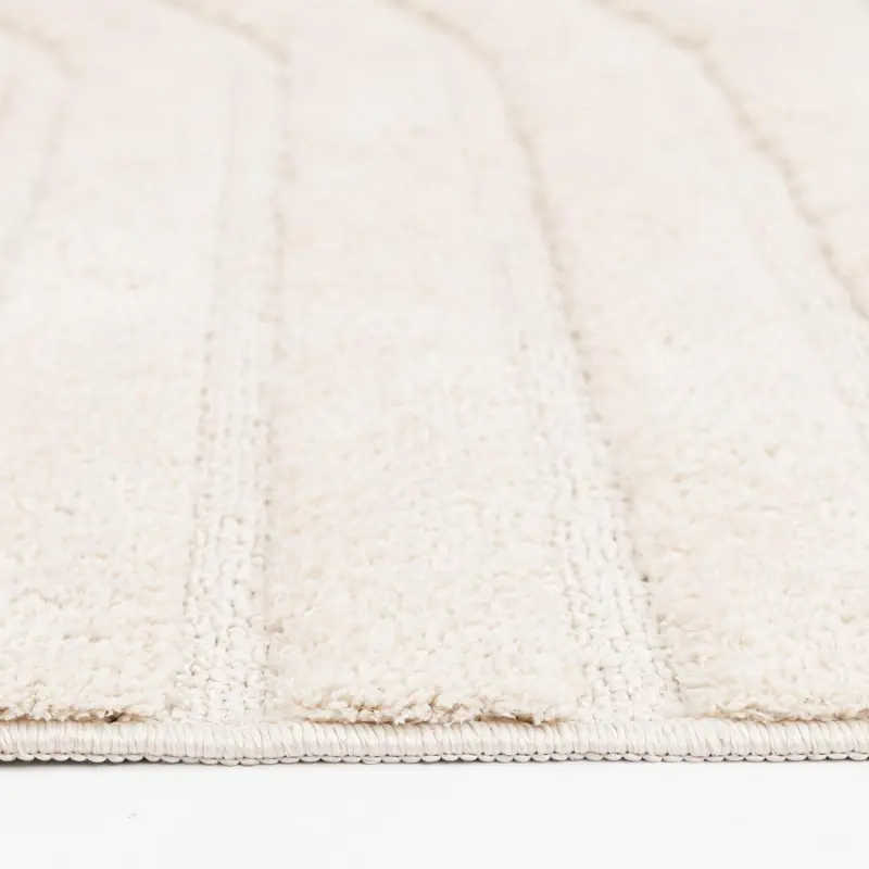 Better Homes and Gardens Arches Hi Low Indoor Area Rug, Ivory, 6'7 x9' - Image 7
