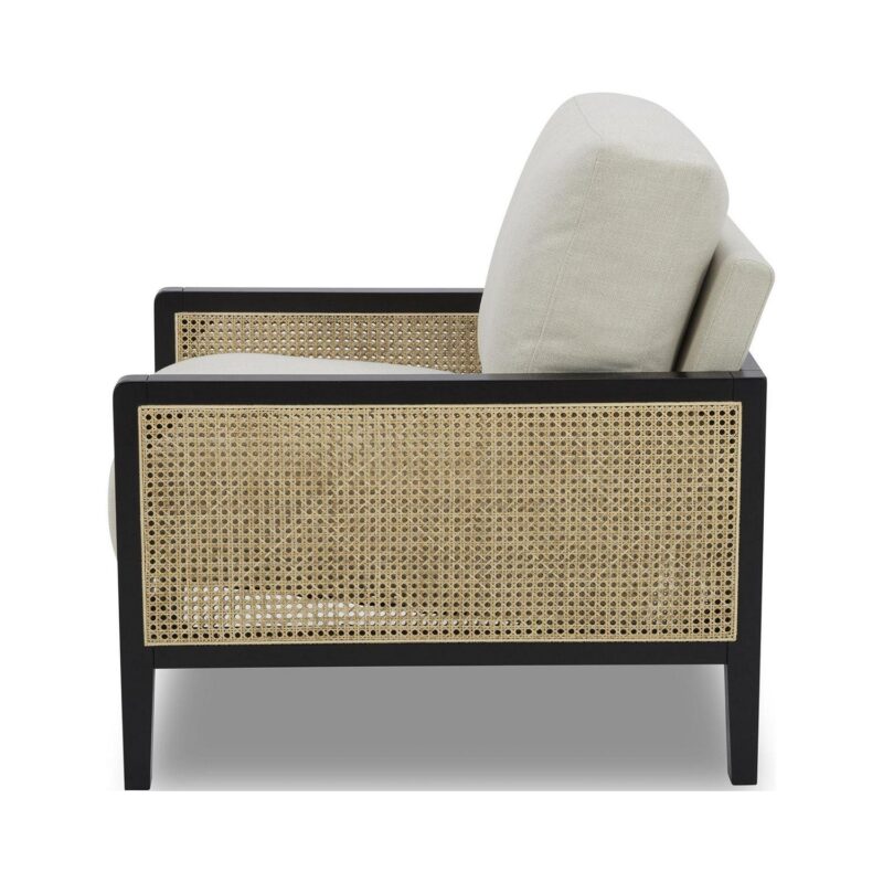 Better Homes and Gardens Springwood Caning Accent Chair, Charcoal Finish - Image 4