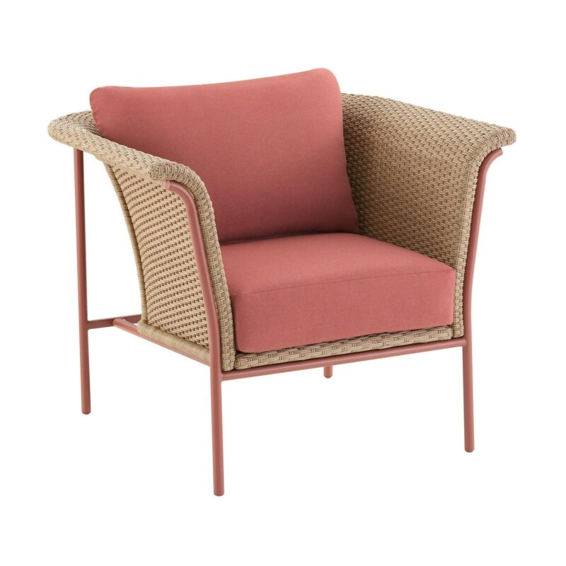 Better Homes and Gardens Trezza Wicker 3-Piece Outdoor Chat Set, Terra Cotta - Image 5