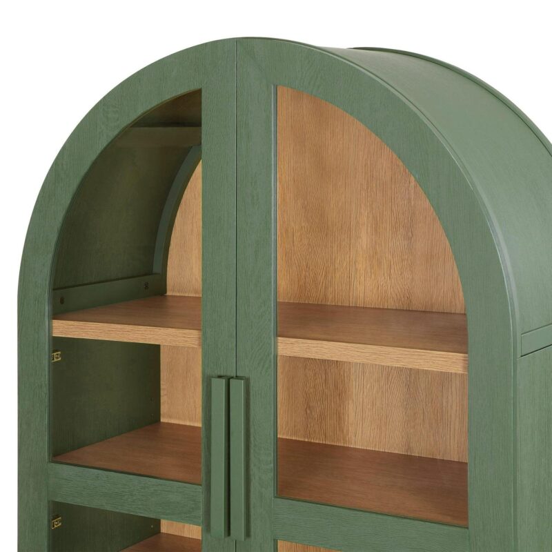 Better Homes and Gardens Juliet Arch Cabinet, Deep Green Finish - Image 11