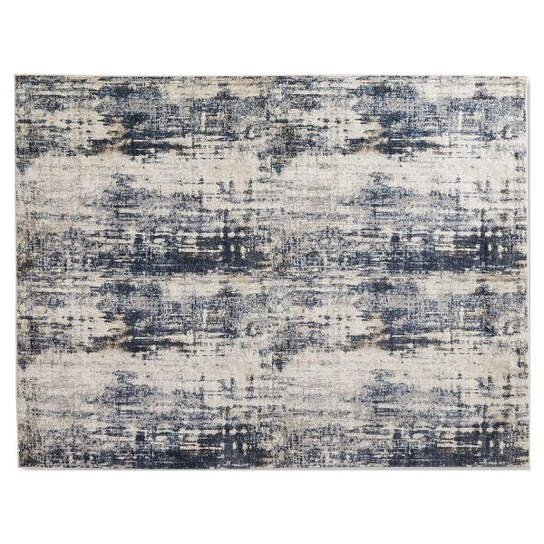 Better Homes and Gardens Navy Abstract Indoor Area Rug, 8' x 10'