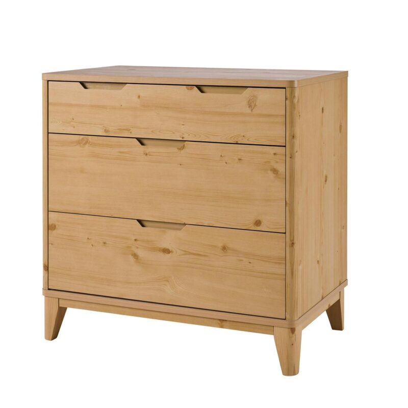 Better Homes and Gardens Leighton 3 Drawer Dresser, Natural - Image 4