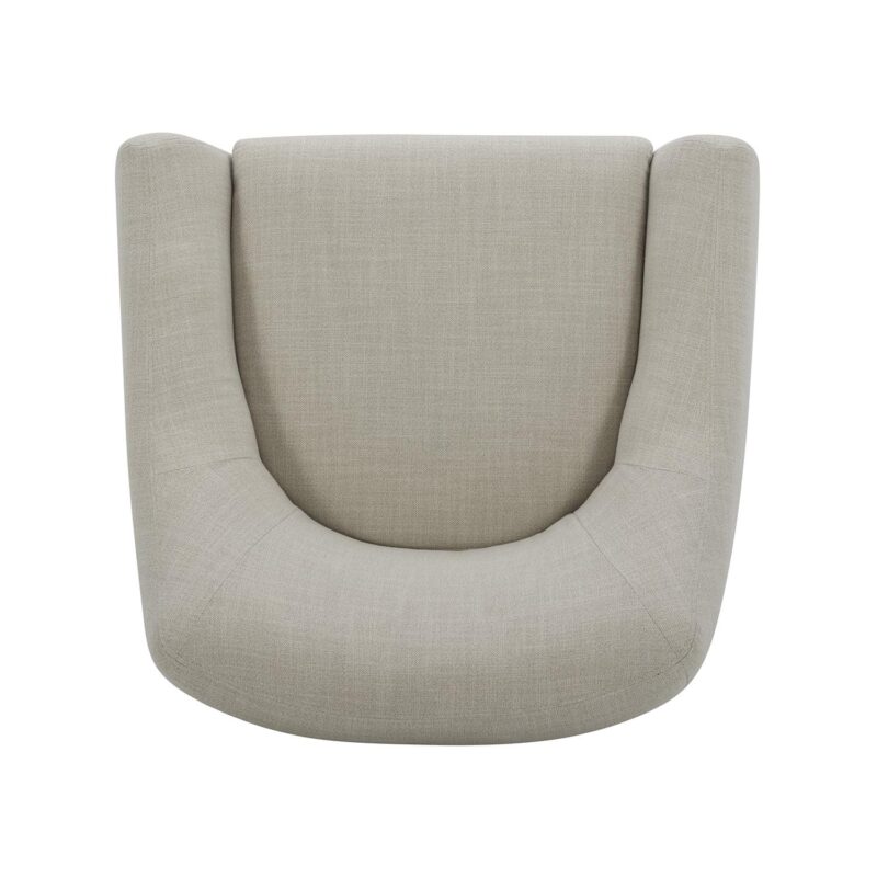 Better Homes and Gardens Emerson Curvy Accent Chair, Cream Linen - Image 7