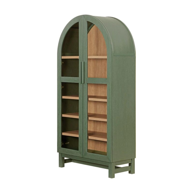 Better Homes and Gardens Juliet Arch Cabinet, Deep Green Finish - Image 13