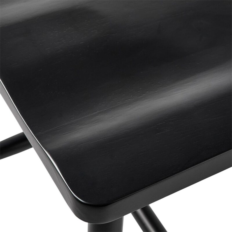 Better Homes and Gardens Gerald Counter Stool 2 Pack, Rich Black Finish - Image 3