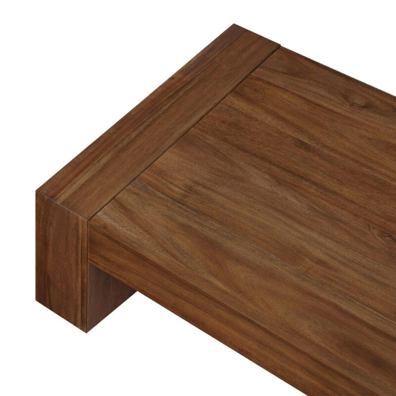 Better Homes and Gardens Ezra Oversized Coffee Table, Walnut - Image 5