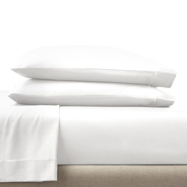 Better Homes and Gardens 4-Piece 400 Thread Count Arctic White Performance HYGROCOTTONA Sheet Set, Full