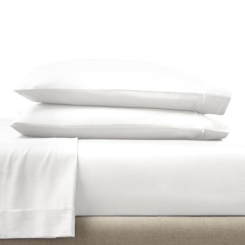 Better Homes and Gardens 4-Piece 400 Thread Count Arctic White Performance HYGROCOTTONA Sheet Set, Full