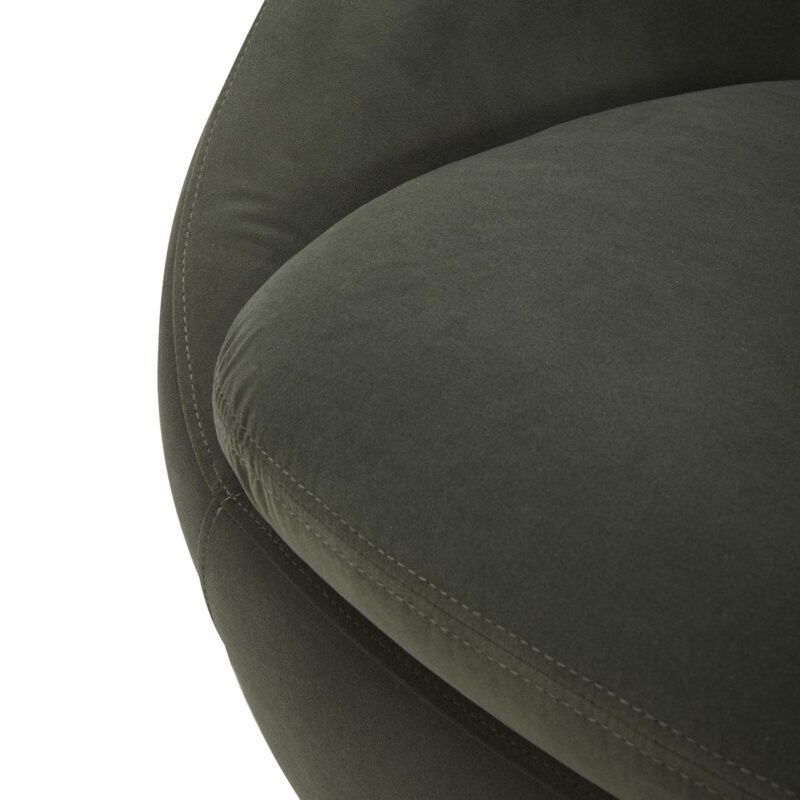 Better Homes and Gardens Mira Swivel Chair, Olive Velvet - Image 11