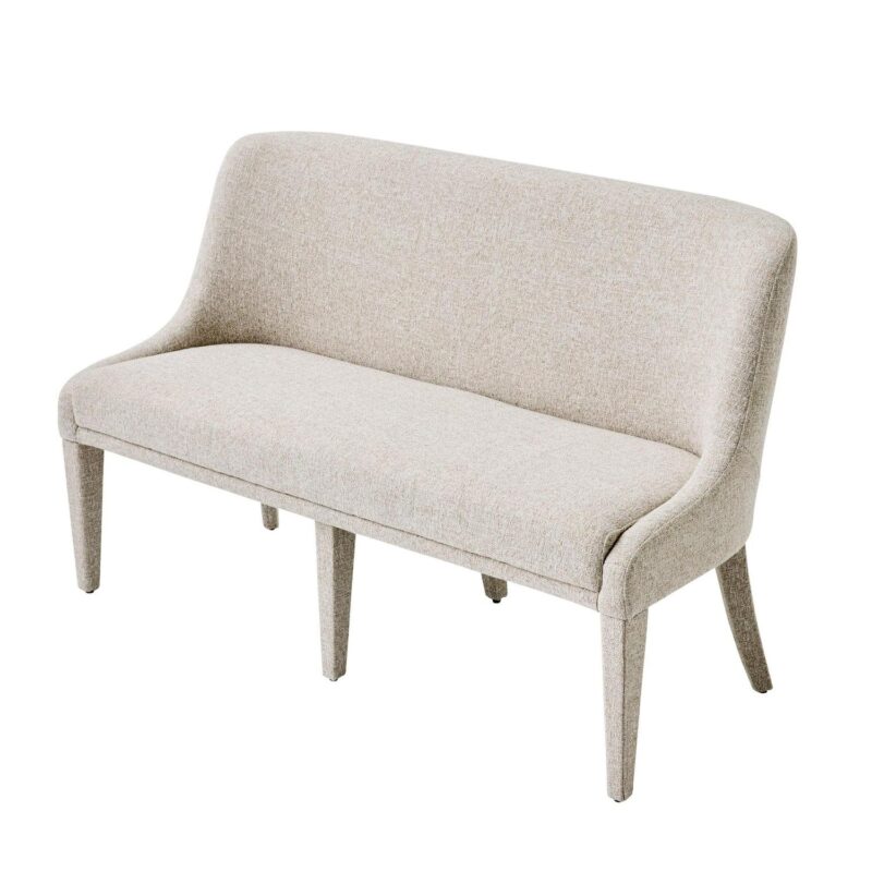 Better Homes and Gardens Windsor Upholstered Dining Bench, Wheat - Image 4