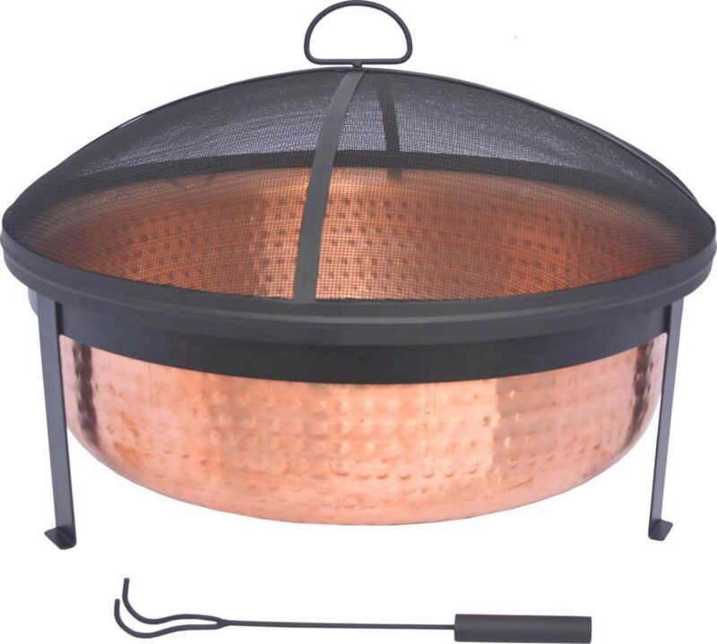 Better Homes and Gardens Wood Burning Copper Fire Pit, 30-inch diameter and 22-inch Height - Image 4