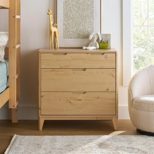 Better Homes and Gardens Leighton 3 Drawer Dresser, Natural