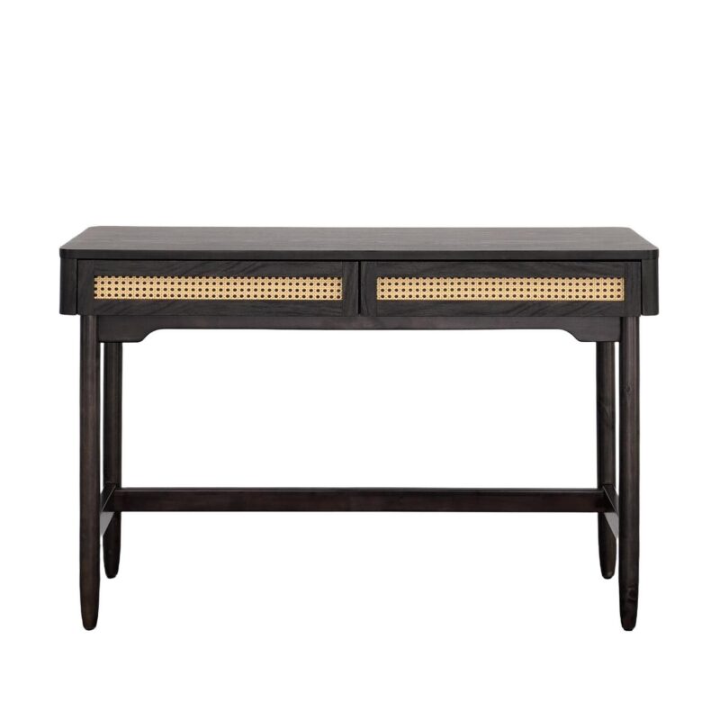 Better Homes and Gardens Springwood Caning Desk, Charcoal Finish - Image 11