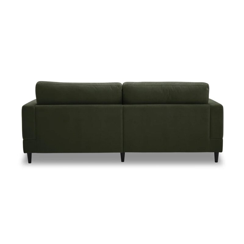 Better Homes and Gardens Springwood Wood Frame 83.46  Couch, Olive Velvet - Image 9