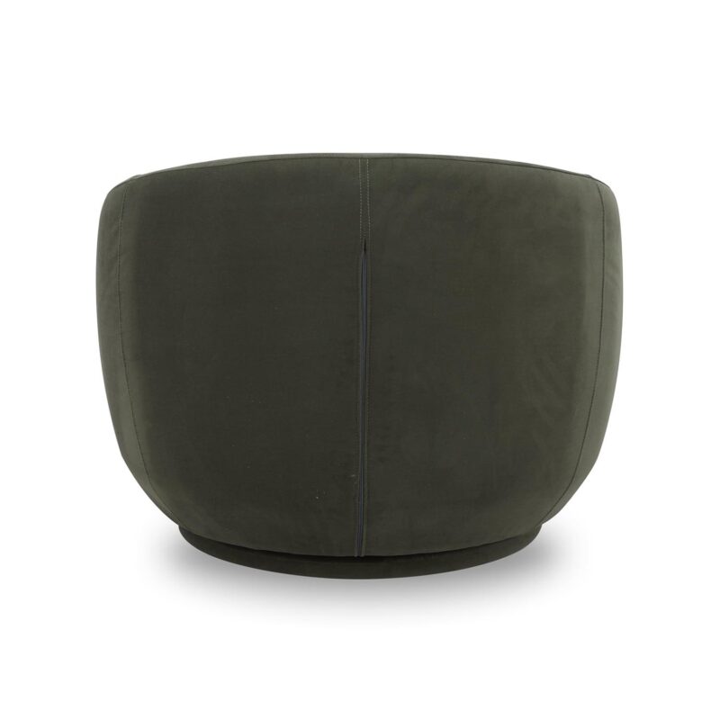 Better Homes and Gardens Mira Swivel Chair, Olive Velvet - Image 6