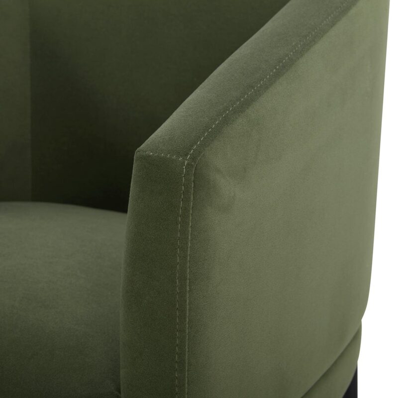 Better Homes and Gardens Wyatt Velvet Dining Chairs, Olive, 2 Pack - Image 11