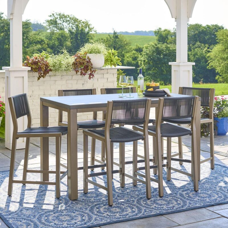 Better Homes and Gardens Tarren 5-Piece High Dining Set, Black - Image 10