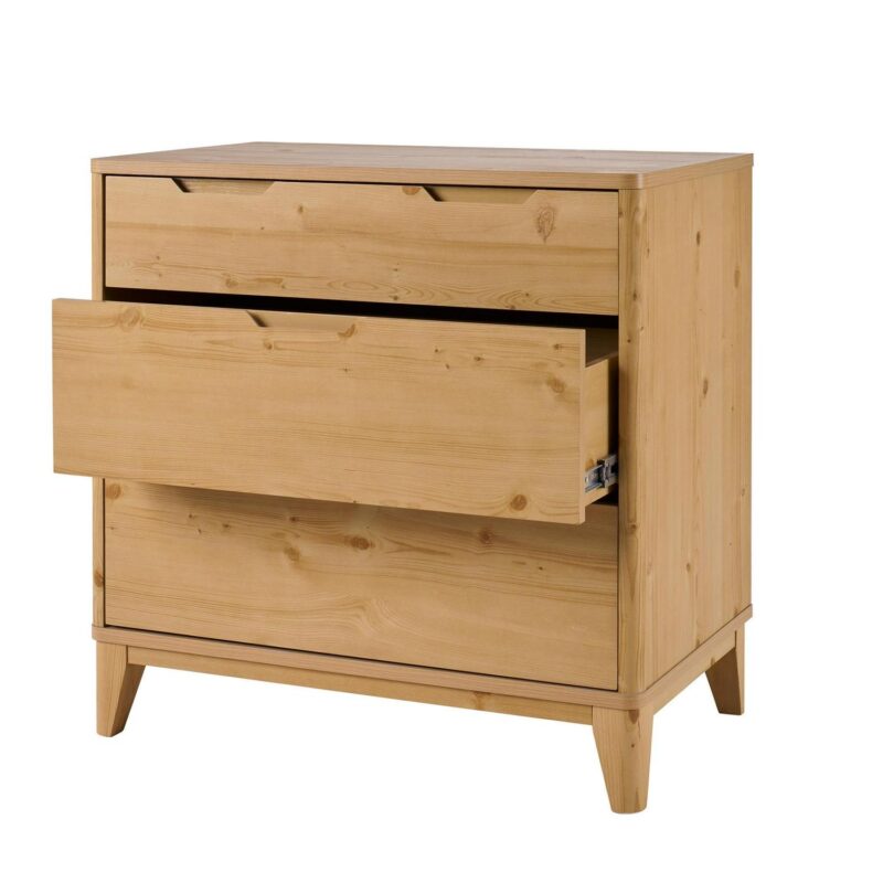 Better Homes and Gardens Leighton 3 Drawer Dresser, Natural - Image 6