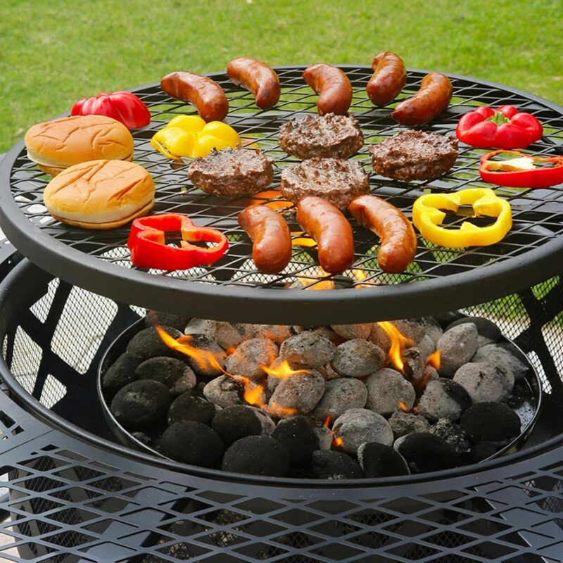 Big Horn 40in Ranch Fire Pit, with Cover - Image 7