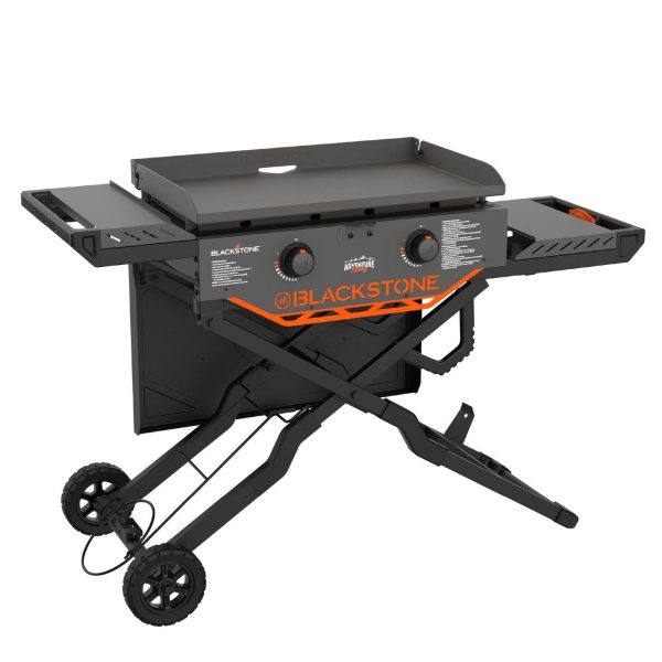 Blackstone Adventure Ready 2-Burner 28  Propane Omnivore Griddle with Flexfold Legs