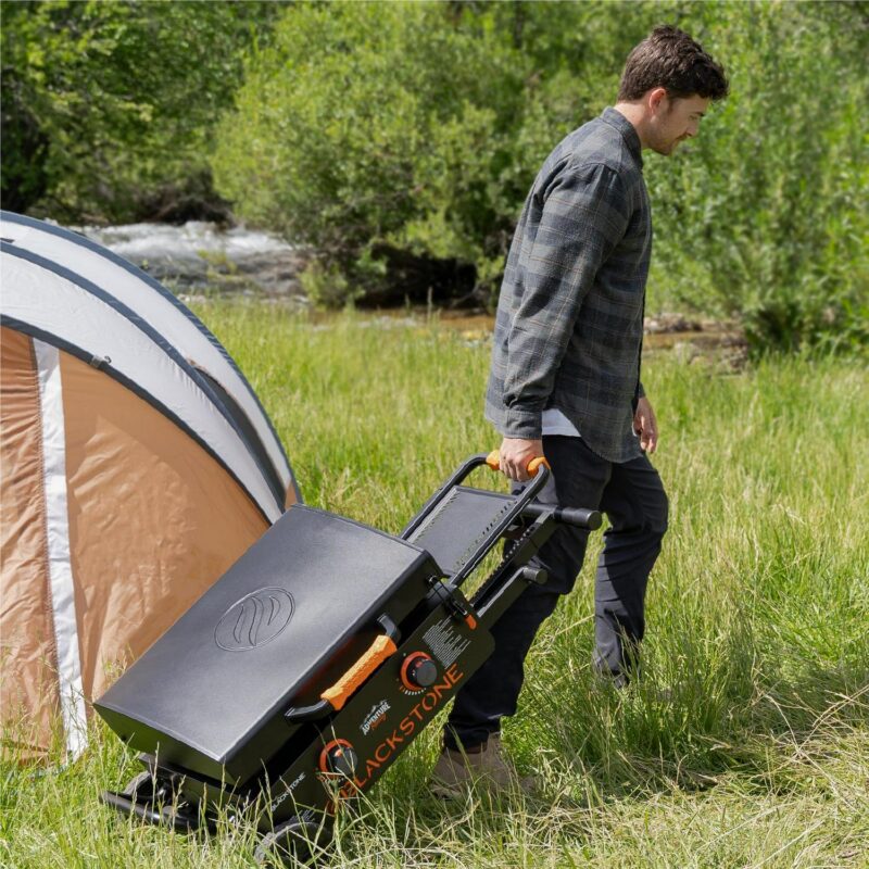 Blackstone Adventure Ready 2-Burner 22  Propane Omnivore Griddle with Flex-fold Legs - Image 6