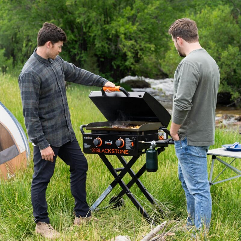 Blackstone Adventure Ready 2-Burner 22  Propane Omnivore Griddle with Flex-fold Legs - Image 2