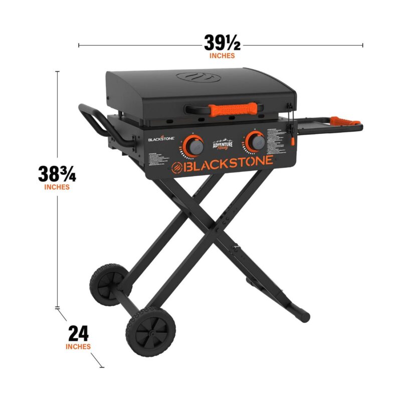 Blackstone Adventure Ready 2-Burner 22  Propane Omnivore Griddle with Flex-fold Legs - Image 11