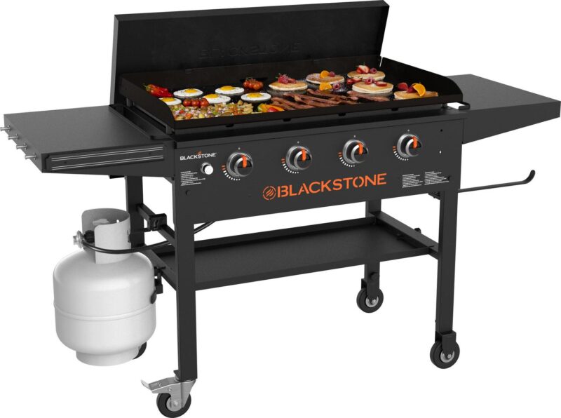 Blackstone Original 4-Burner 36  Propane Omnivore Griddle With Protective Soft Cover - Image 2