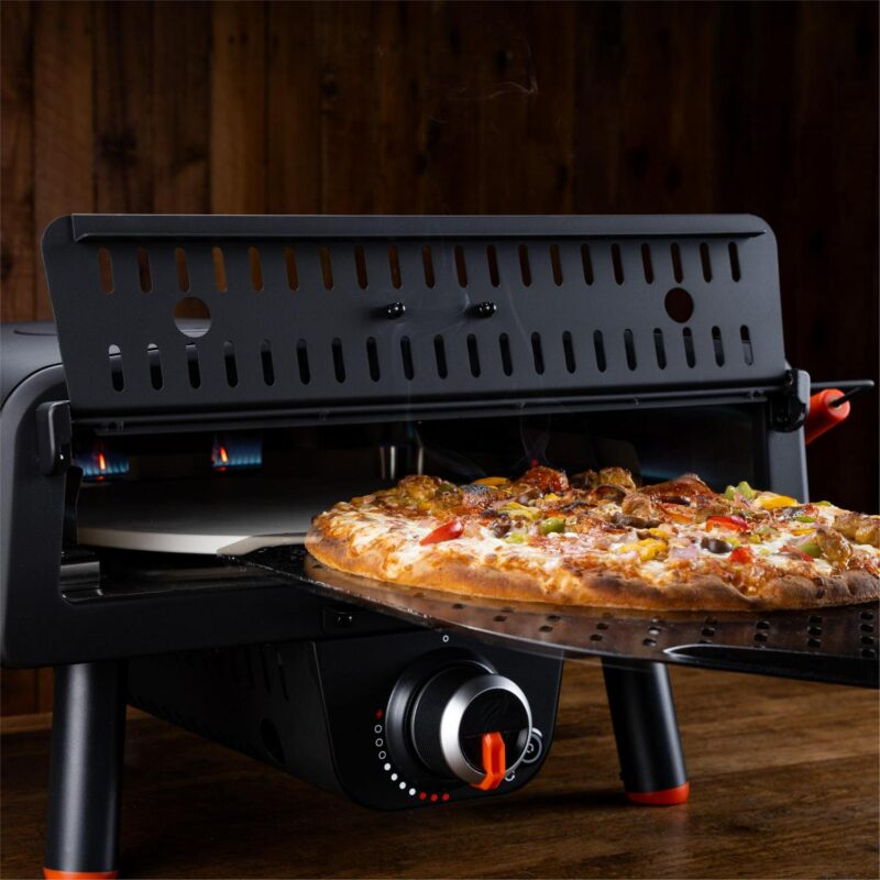 Blackstone Outdoor Tabletop Propane Pizza Oven with 13a Rotating Pizza Stone - Image 11